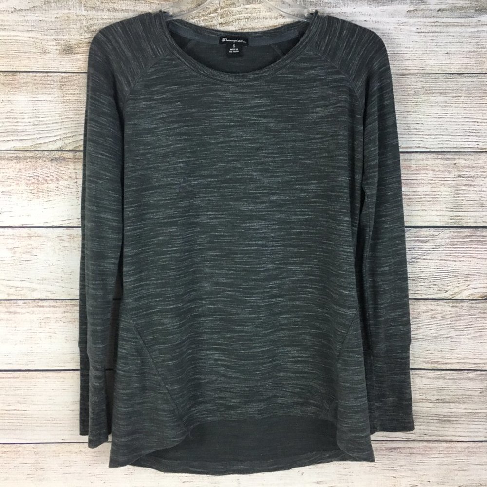 Champion Long Sleeve Lightweight Hi-Low Hem Shirt